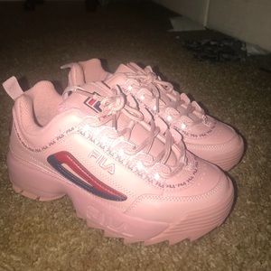 Pink Fila Shoes